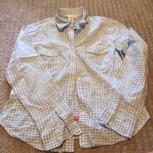 Max Studio Gingham Buttondown